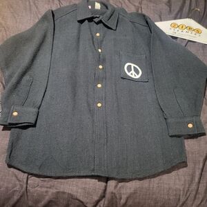 Vintage Molina Long Sleeve Button Up 100% Cotton Shirt